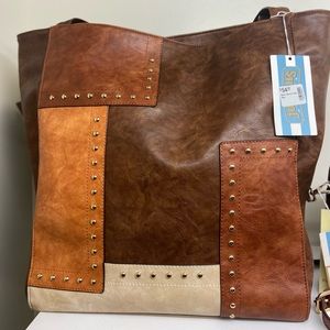 Rivet decor tote